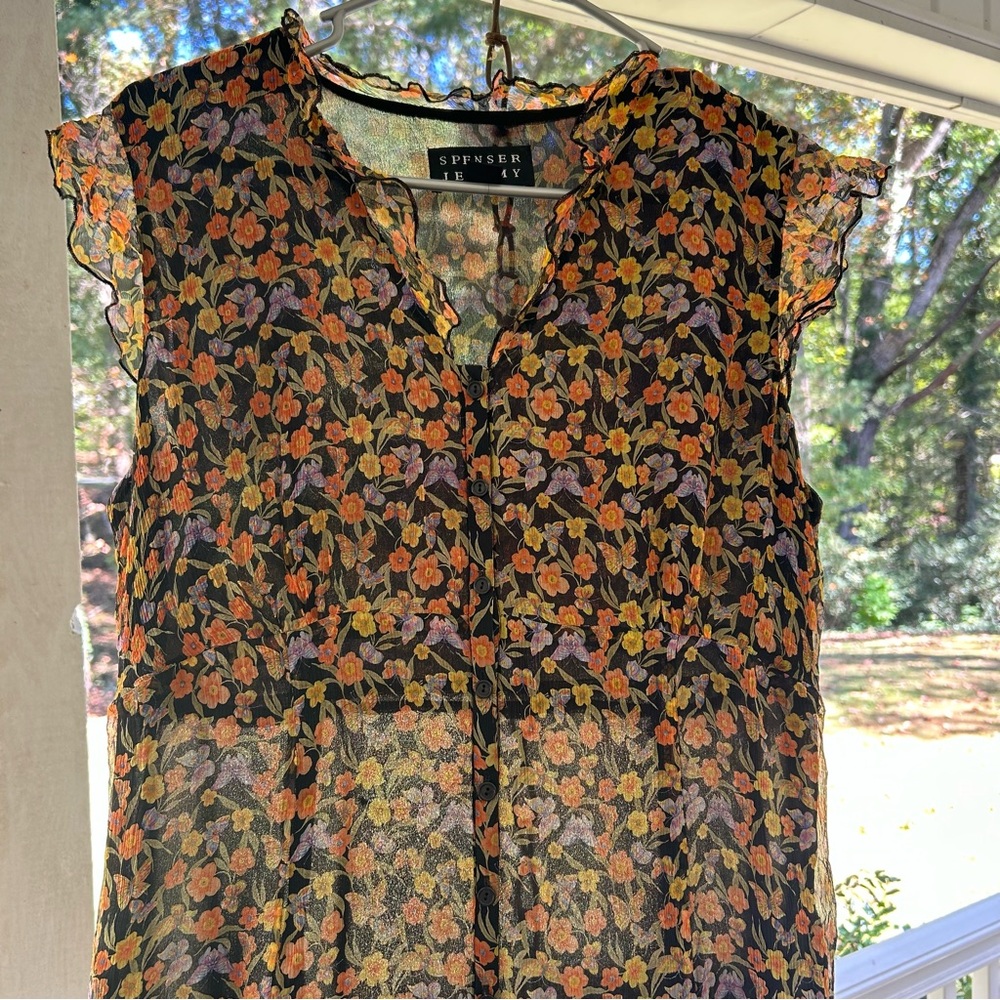 Spenser Jeremy Multicolor Floral Maxi Dress - Picture 2 of 4